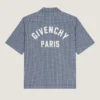Chemise à carreaux en coton avec broderie Givenchy Paris Chemise à carreaux en coton avec broderie Givenchy Paris