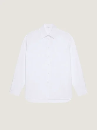 Chemise Cocoon à coutures couture en coton