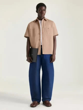 Chemise couture en coton avec patch Givenchy Paris