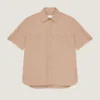 Chemise couture en coton avec patch Givenchy Paris Chemise couture en coton avec patch Givenchy Paris
