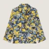 Chemise de pyjama en viscose à imprimé floral
