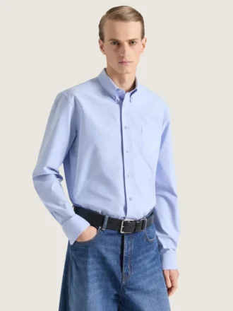 Chemise en coton Oxford avec broderie Givenchy Paris