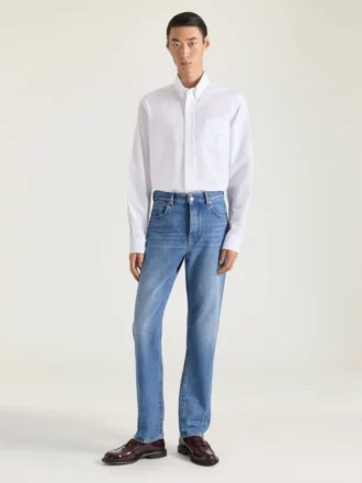 Chemise en coton Oxford avec jacquard Givenchy Paris