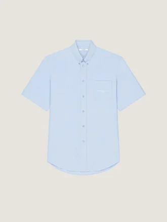 Chemise en coton Oxford avec jacquard Givenchy Paris