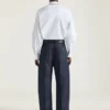 Chemise en popeline de coton avec broderie de cristaux