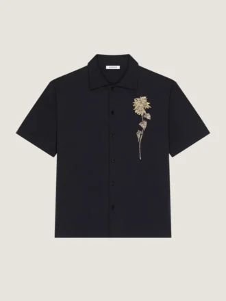 Chemise ornée en maille de coton Chemise ornée en maille de coton