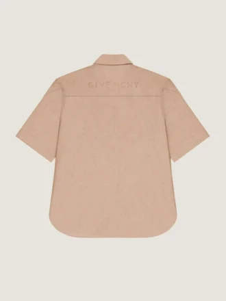 Chemise zippée à coutures couture