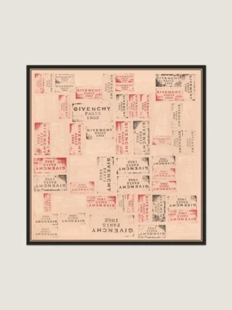 Châle Givenchy Stamp en soie