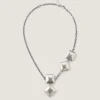 Collier « Crystals » déstructuré en métal et cristaux Collier « Crystals » déstructuré en métal et cristaux