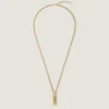 Collier Givenchy Tape en métal et émail Collier Givenchy Tape en métal et émail