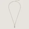 Collier Givenchy Tape en métal et émail Collier Givenchy Tape en métal et émail