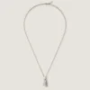 Collier Givenchy Tape en métal et émail Collier Givenchy Tape en métal et émail