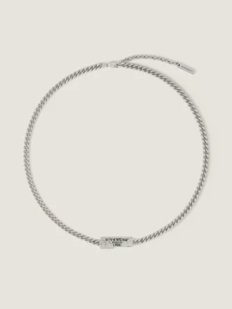 Collier Givenchy Tape en métal et émail
