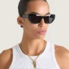 Collier Givenchy Tape en métal et émail Collier Givenchy Tape en métal et émail