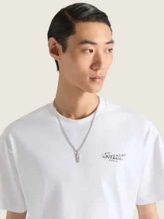 Collier Givenchy Tape en métal et émail