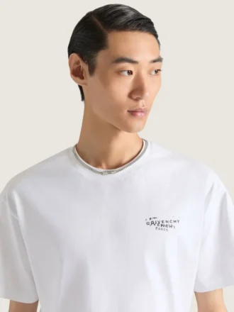 Collier Givenchy Tape en métal et émail