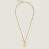 Collier Givenchy Tape en métal et émail Collier Givenchy Tape en métal et émail