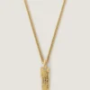 Collier Givenchy Tape en métal et émail Collier Givenchy Tape en métal et émail
