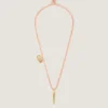 Collier Lucky Charms en soie et métal
