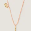 Collier Lucky Charms en soie et métal