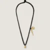 Collier Lucky Charms en soie et métal
