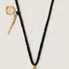 Collier Lucky Charms en soie et métal
