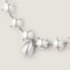 Collier à perles pointues en métal et perles Collier à perles pointues en métal et perles