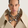Collier à plusieurs rangs « Deconstructed Crystals » en cristaux Collier à plusieurs rangs « Deconstructed Crystals » en cristaux