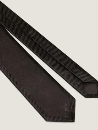 Cravate Givenchy en soie avec détails jacquard