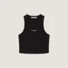 Débardeur court en coton avec imprimé Givenchy Paris Débardeur court en coton avec imprimé Givenchy Paris