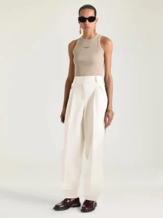 Débardeur Slim Fit en coton avec imprimé Givenchy Paris