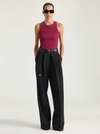 Débardeur Slim Fit en coton avec imprimé Givenchy Paris
