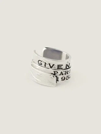 Earcuff Givenchy Tape en métal et émail