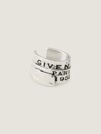 Earcuff Givenchy Tape en métal et émail