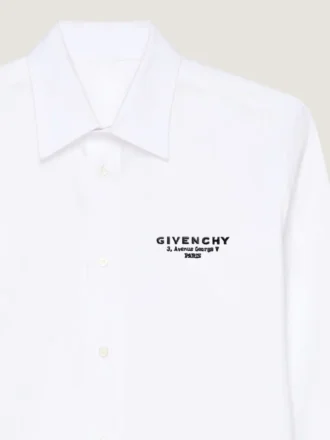 en popeline de coton avec broderie du tampon Givenchy en popeline de coton avec broderie du tampon Givenchy