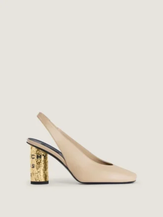 Escarpins à bride arrière en cuir