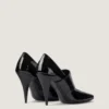 Escarpins à talons carrés en cuir verni avec bande Givenchy
