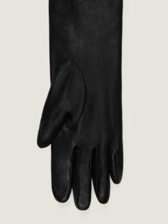 Gants longs en cuir nappa