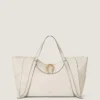 Grand sac Snatch en cuir grainé Grand sac Snatch en cuir grainé