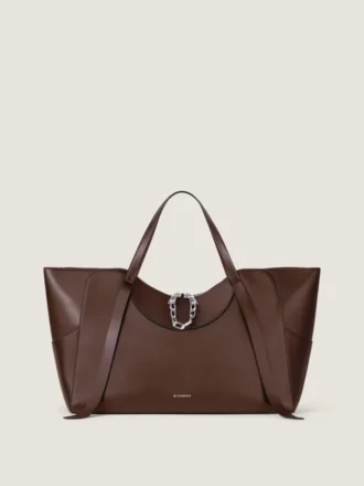 Grand sac Snatch en cuir grainé