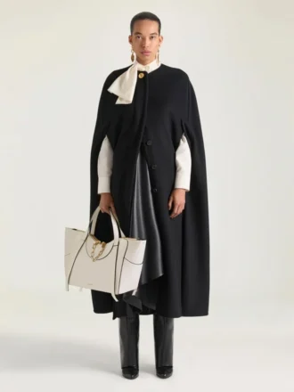 Grand sac Snatch en cuir grainé
