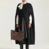 Grand sac Snatch en cuir grainé Grand sac Snatch en cuir grainé