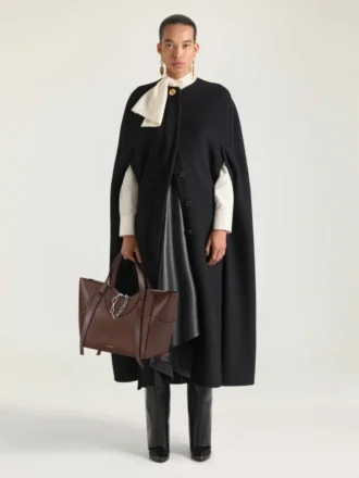 Grand sac Snatch en cuir grainé