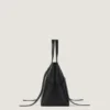 Grand sac Snatch en cuir grainé Grand sac Snatch en cuir grainé