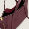 Grand sac Snatch en cuir grainé Grand sac Snatch en cuir grainé