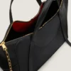 Grand sac Snatch en cuir grainé Grand sac Snatch en cuir grainé