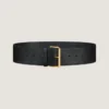 Grande ceinture Voyou en cuir brillant