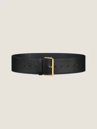 Grande ceinture Voyou en cuir brillant