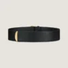 Grande ceinture Voyou en cuir brillant