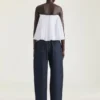 Haut bustier à cape dans le dos en dentelle
